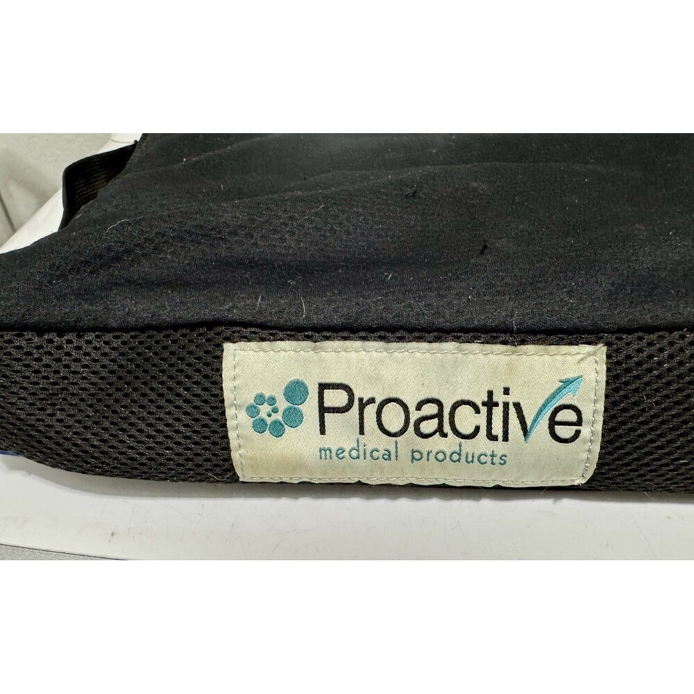 Proactive Med Products Wheelchair Seat Cushion PadRemovable Cover 16”x16”
